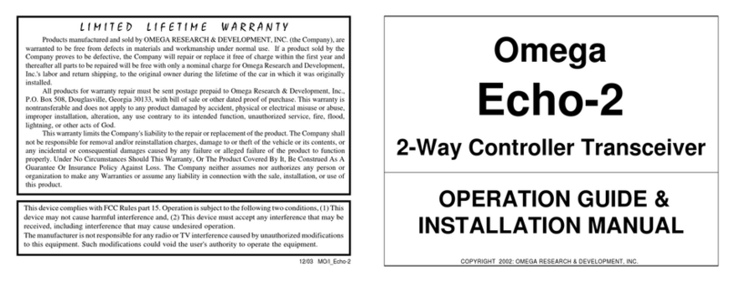Omega Echo-2 User manual