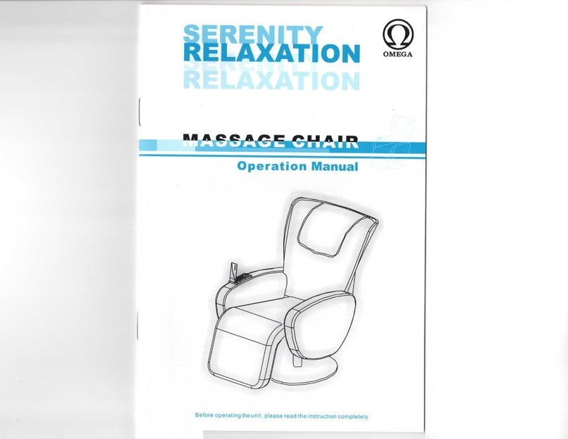 Omega Serenity Relaxation User manual