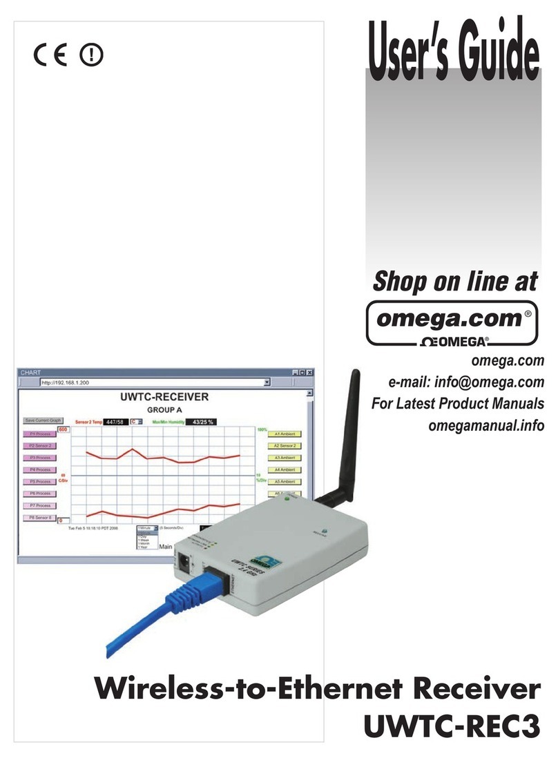 Omega Engineering UWTC-REC3 user guide