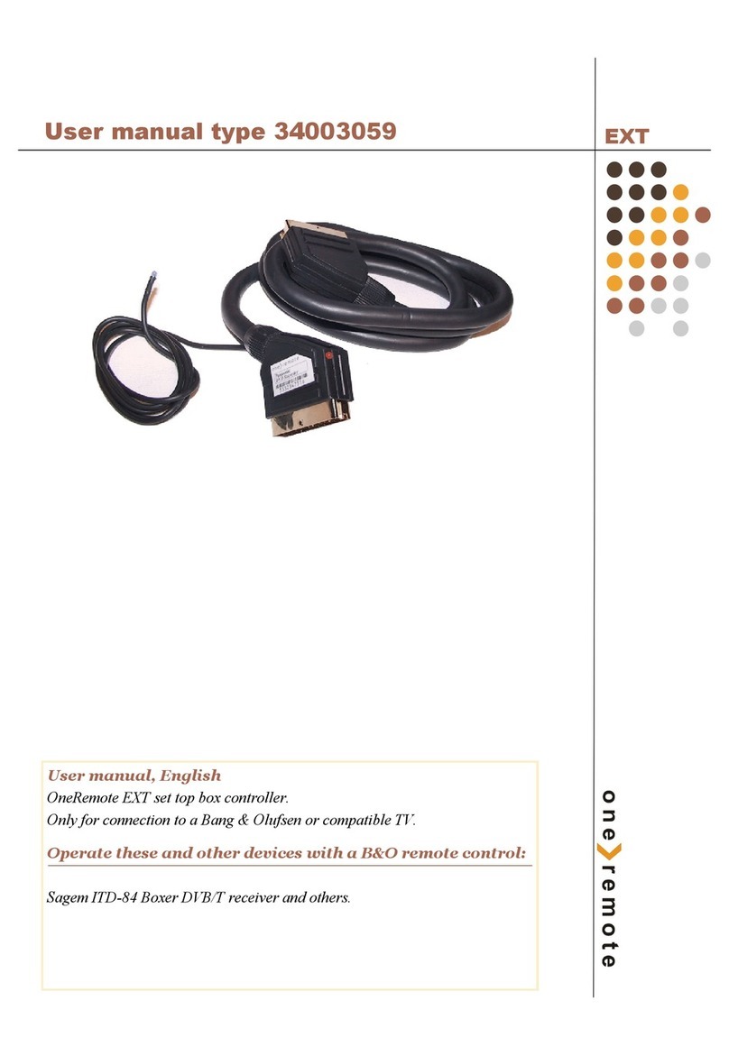 One Remote Beo4 user manual