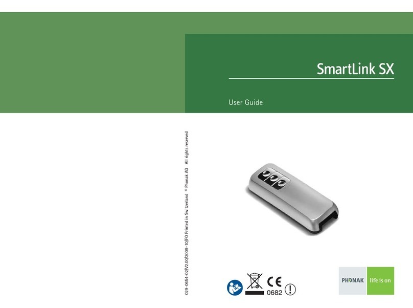 Phonak SmartLink SX User manual Phonak SmartLink SX User manual