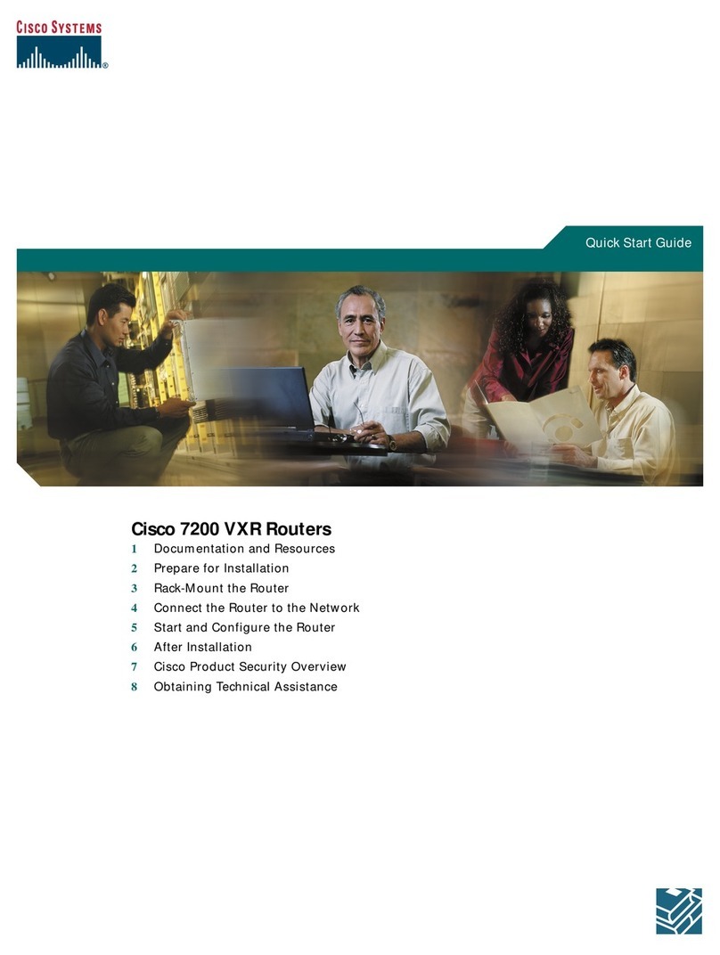 Cisco 7200 VXR Series quick start guide