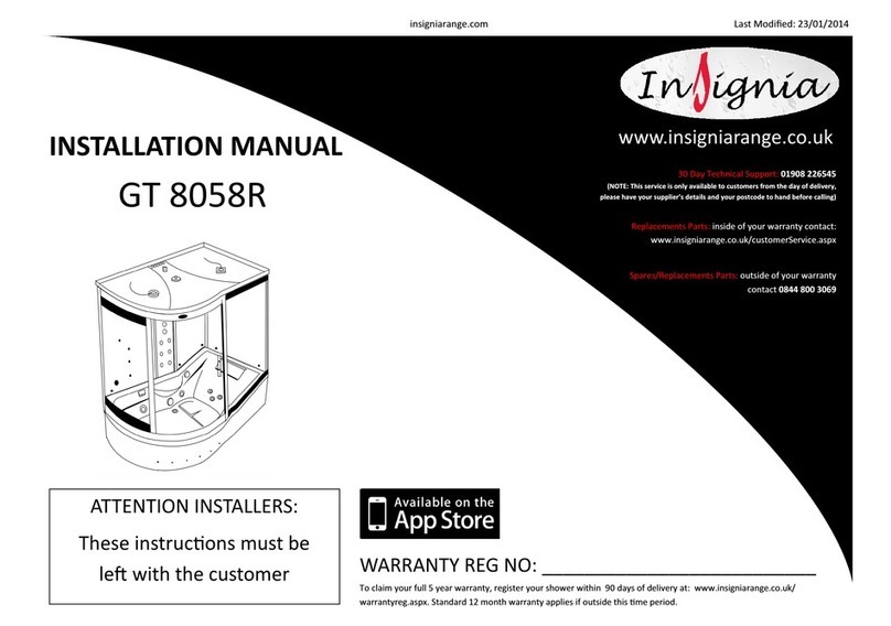 Insignia GT 8058R installation manual