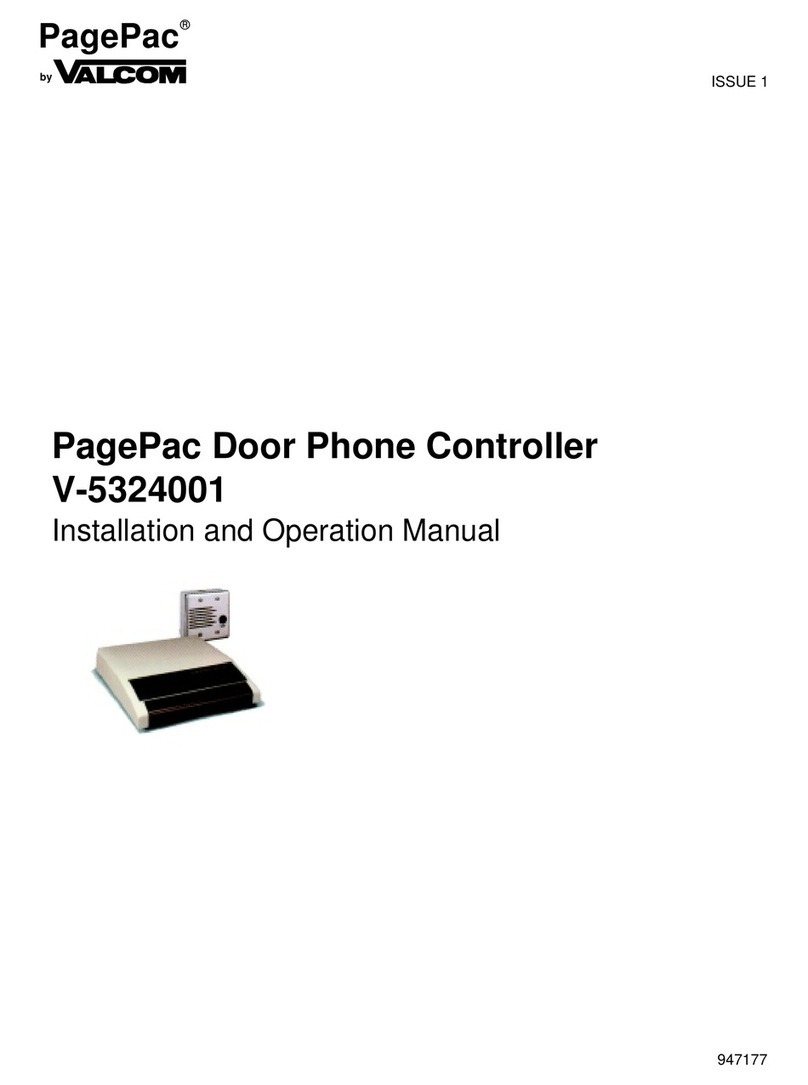 PagePac V-5324001 Installation and operation manual PagePac V-5324001 Installation and operation manual