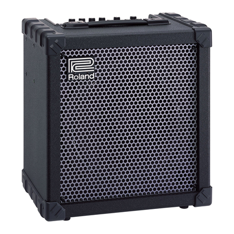 Roland Cube-60 Bass User manual