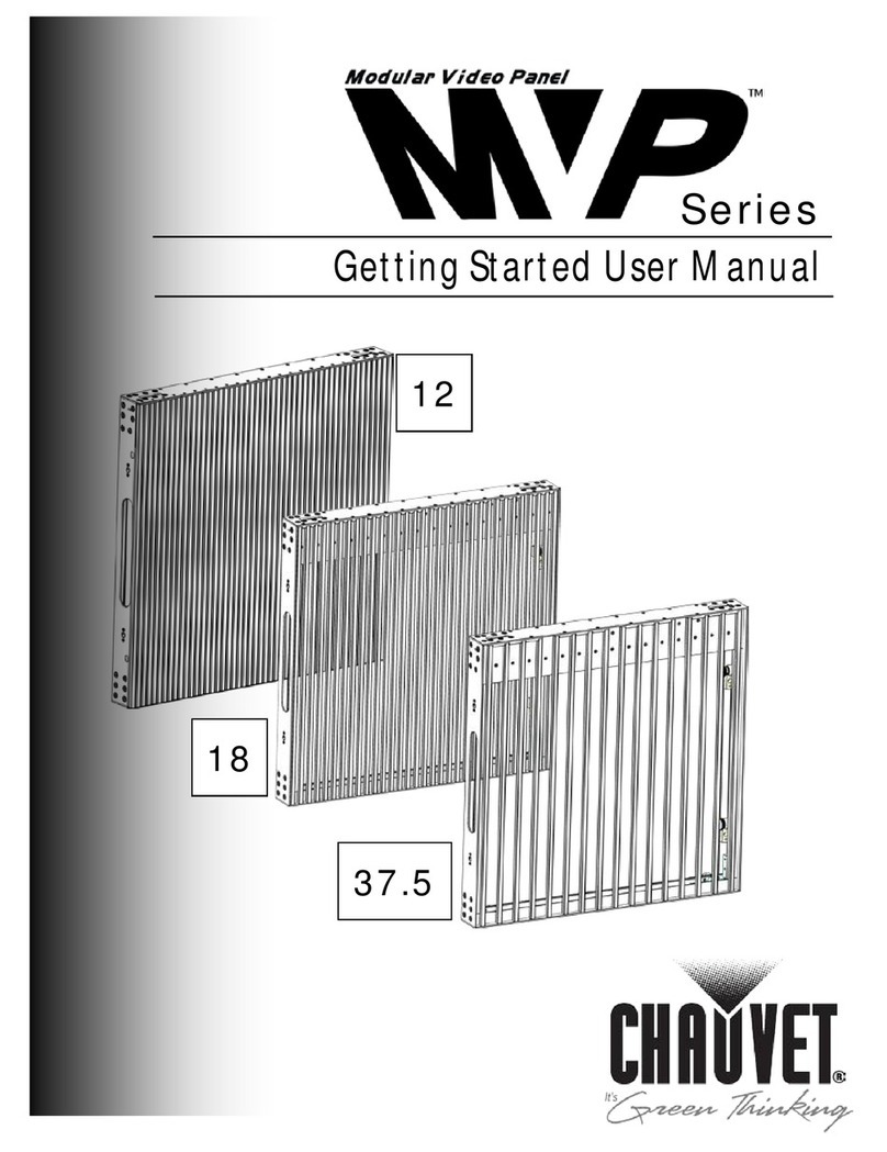 Chauvet MVP series Getting started user manual