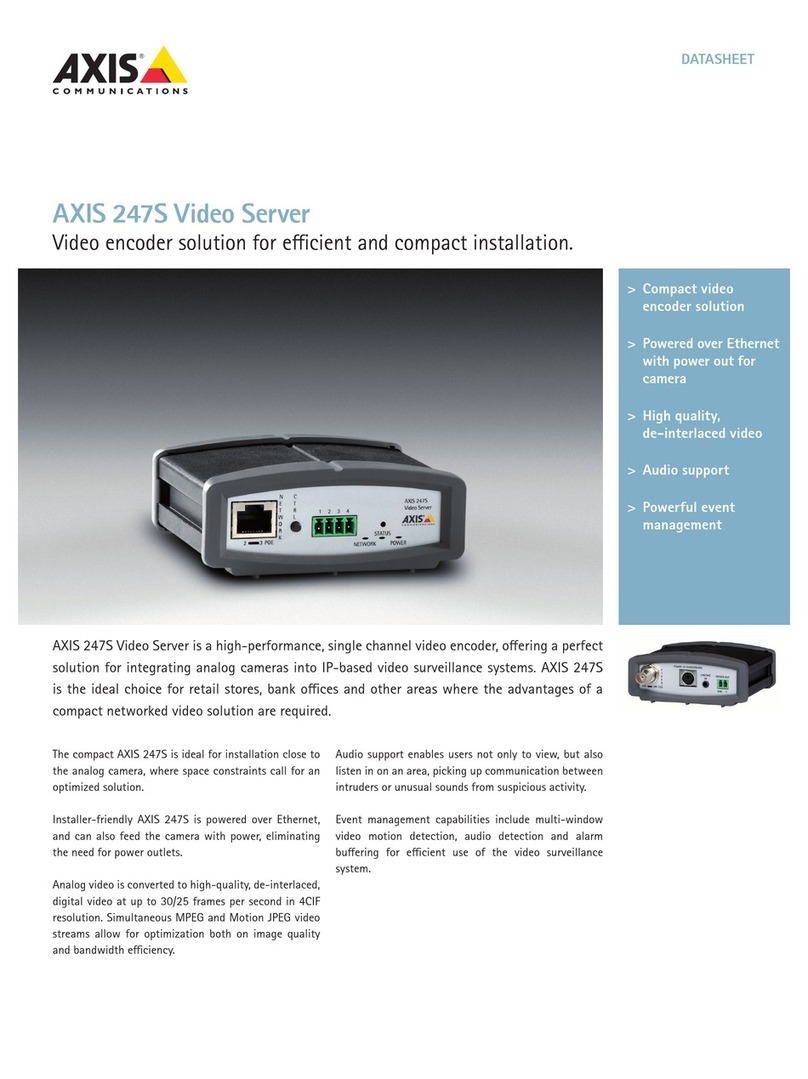Axis 247S datasheet