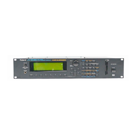 Roland JV-2080 User manual
