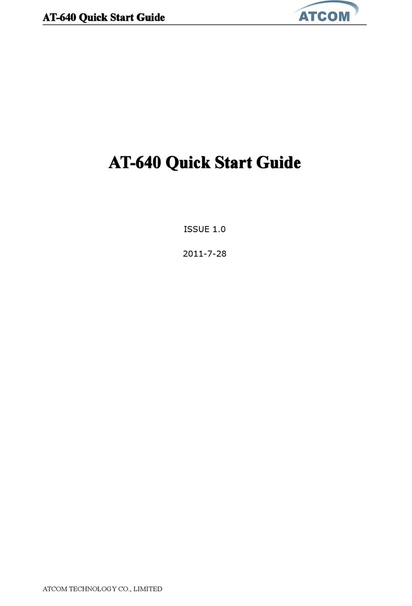 ATCOM AT-640 User manual ATCOM AT-640 User manual
