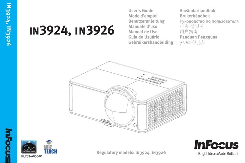 InFocus IN3924 User manual