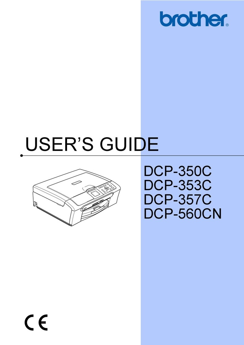 Brother DCP 350C - Color Inkjet - All-in-One User manual