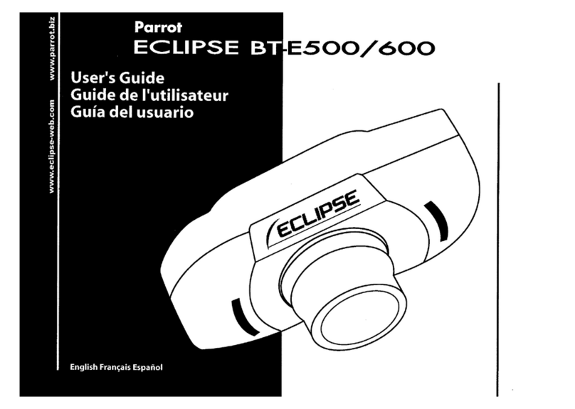 Parrot Eclipse BT-E500 user guide