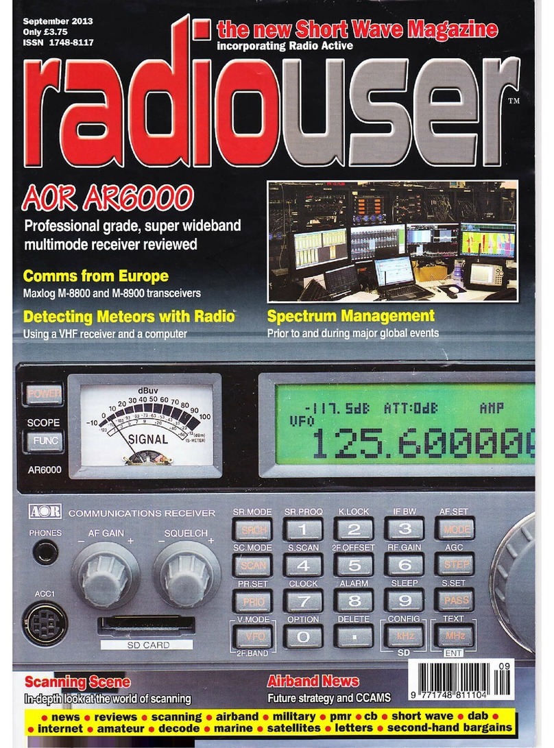 AOR AR6000 Specifications