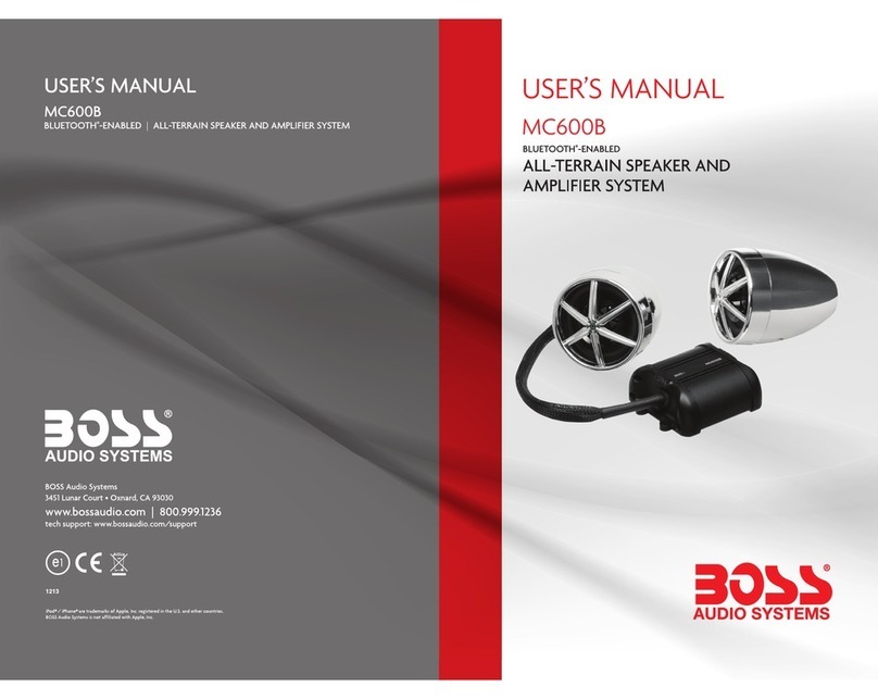 BOSSCO MC600B user manual