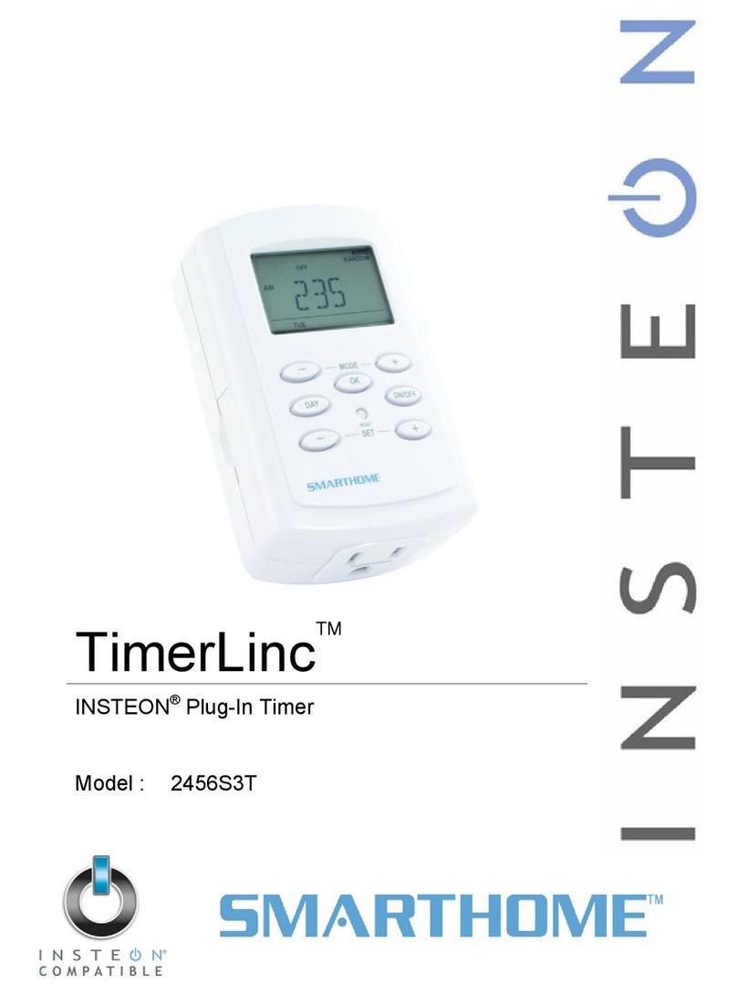 INSTEON TimerLinc 2456S3T User manual