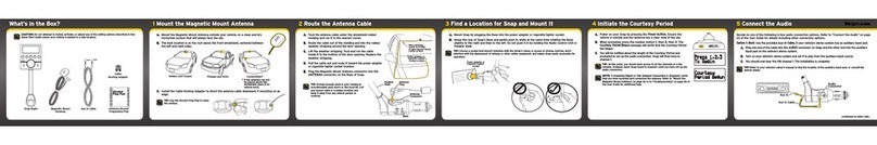 Sirius Satellite Radio XMsnap quick start guide