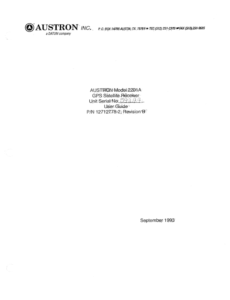Austron 2201A User manual