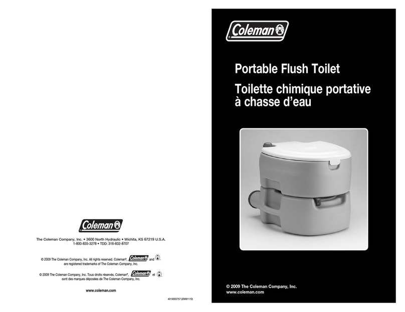 Coleman Portable Flush Toilet instructions Coleman Portable Flush Toilet instructions