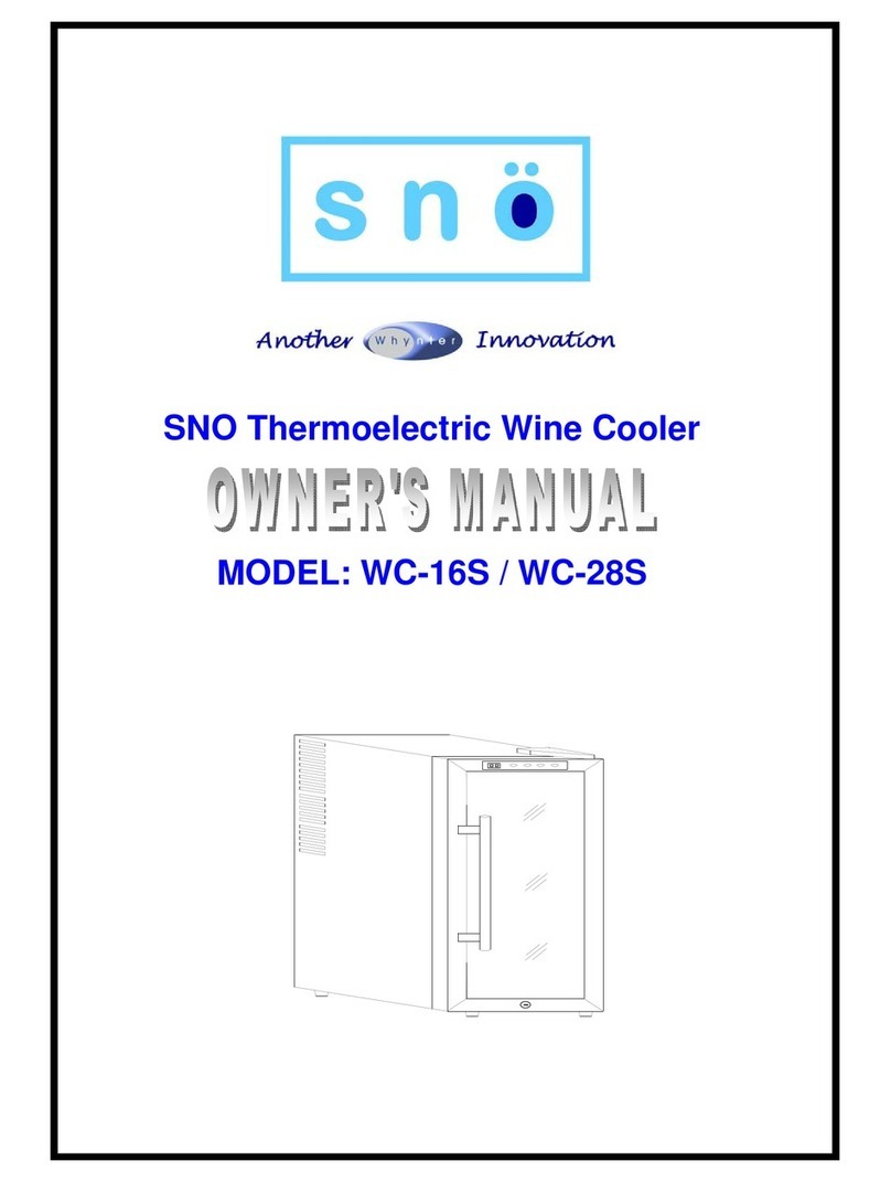 SNO WC-16S owner's manual