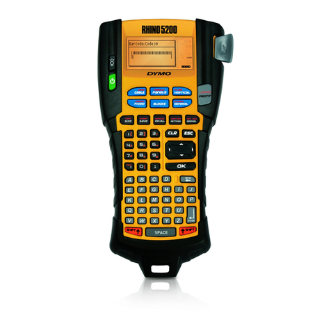 Dymo Rhino 5200 User manual