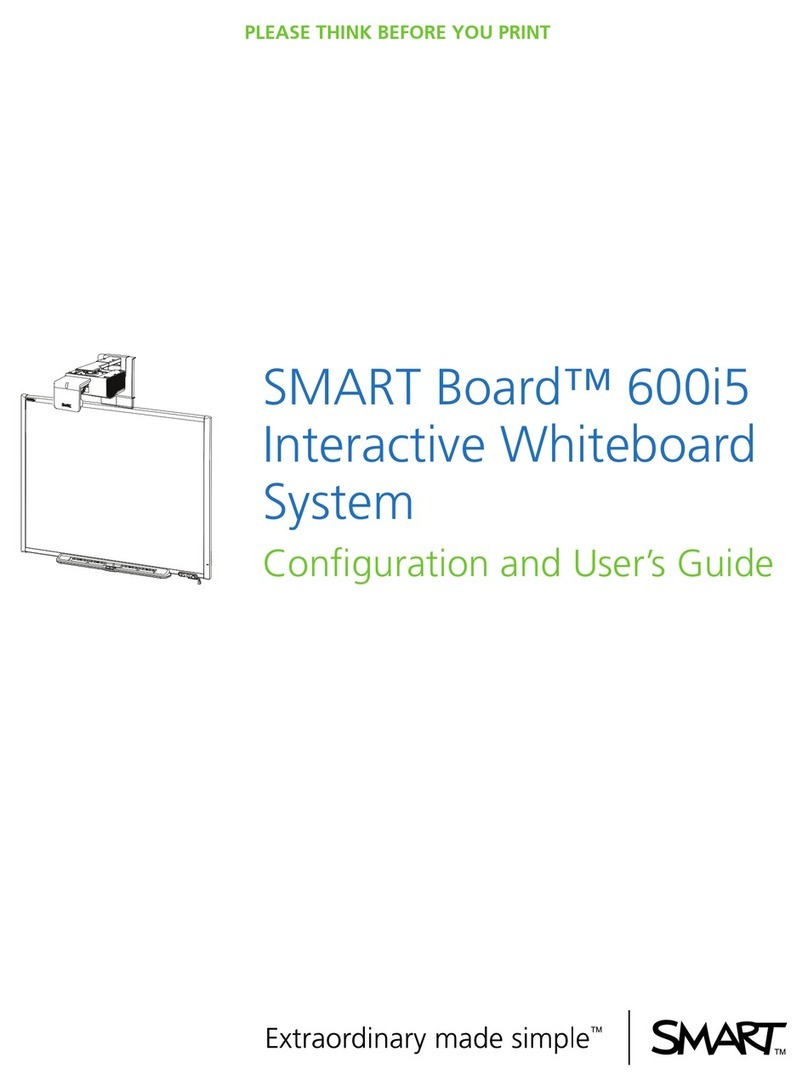SMART Board Board 600i5 User manual SMART Board Board 600i5 User manual