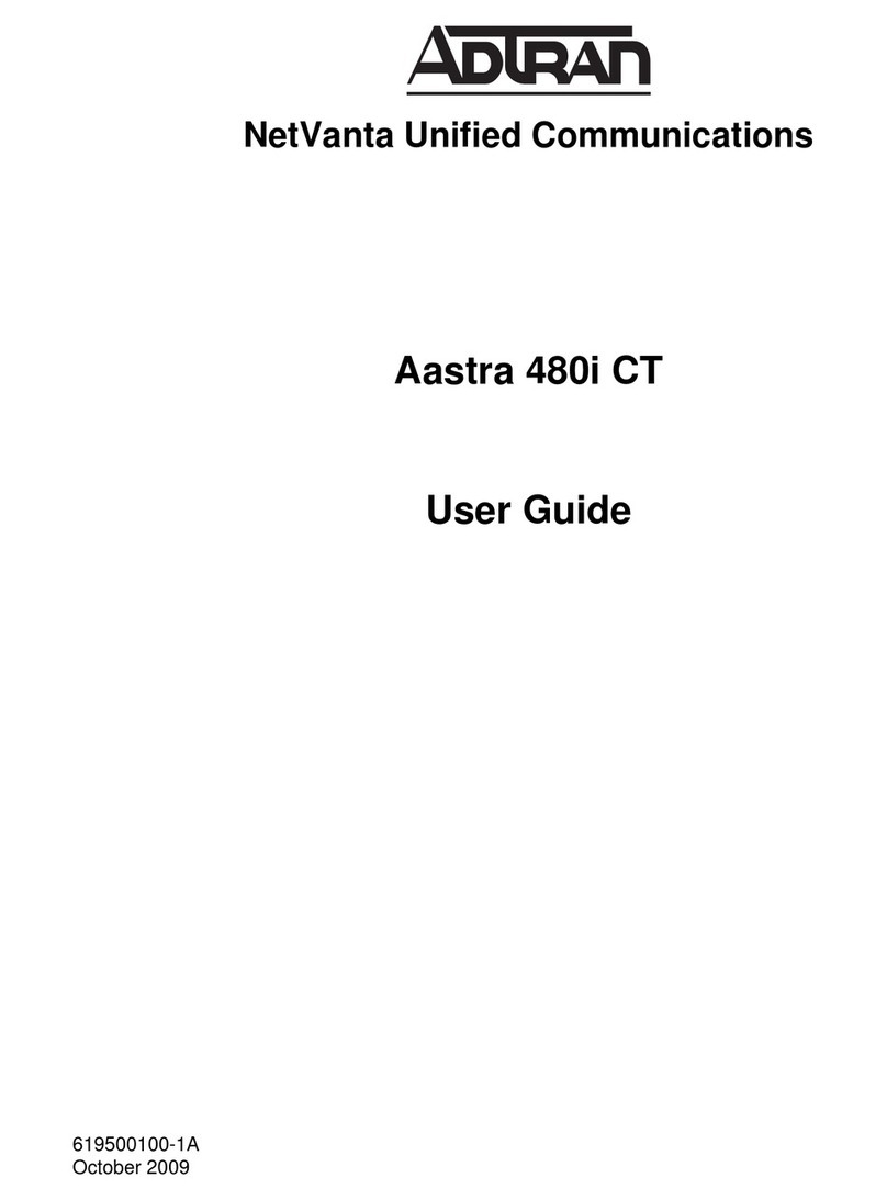 ADTRAN Aastra 480i CT User manual