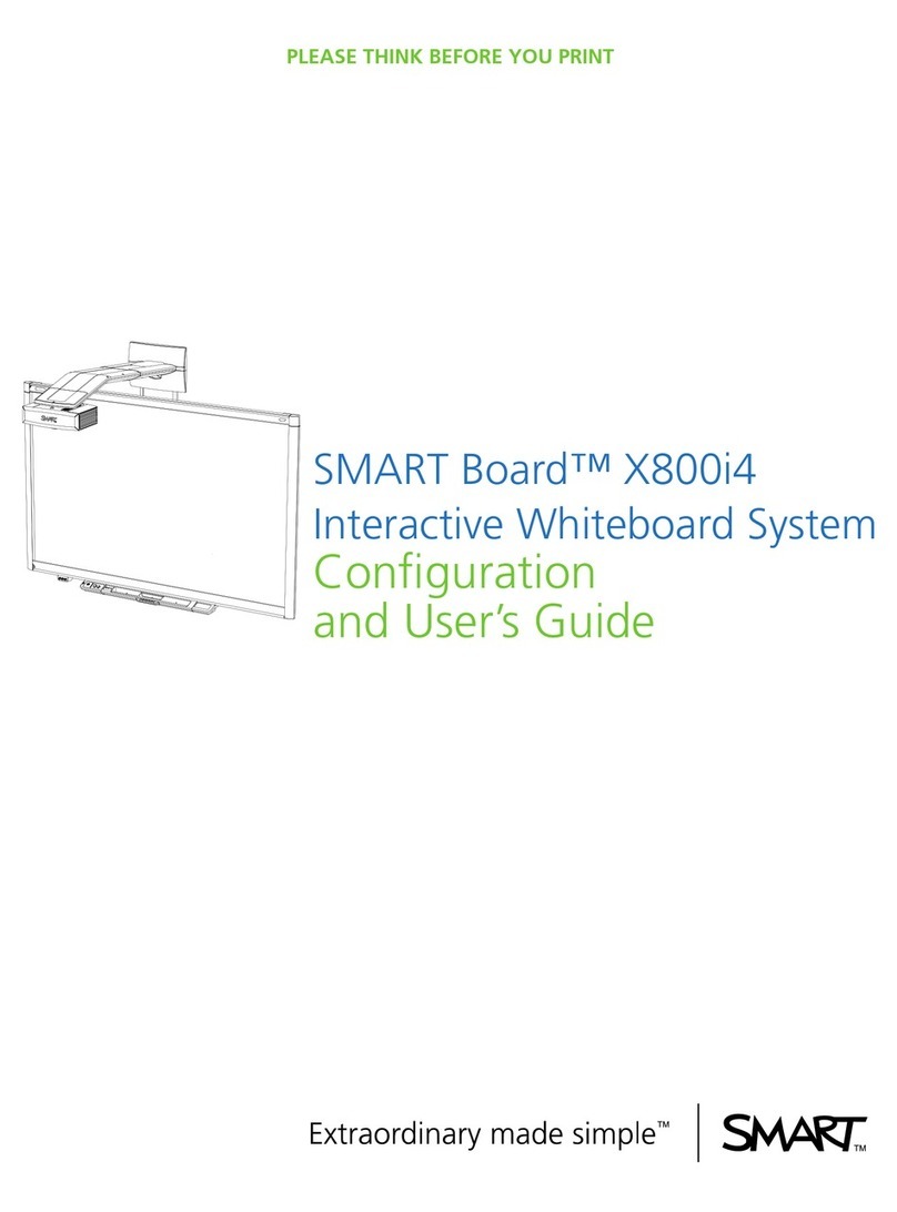 SMART Board Board X800i4 Configuration and user's guide SMART Board Board X800i4 Configuration and user's guide