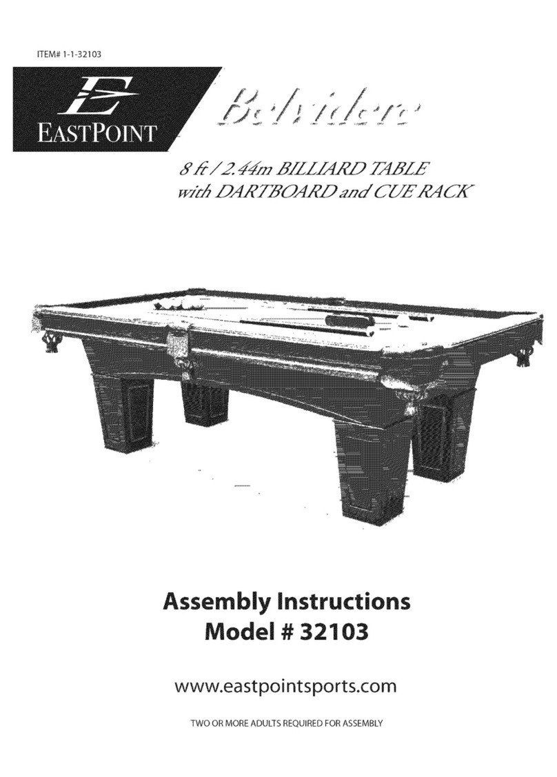 EastPoint Belvidere 32103 Assembly instructions