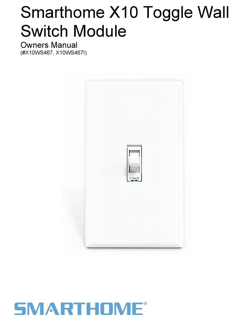 smart home X10WS467 User manual