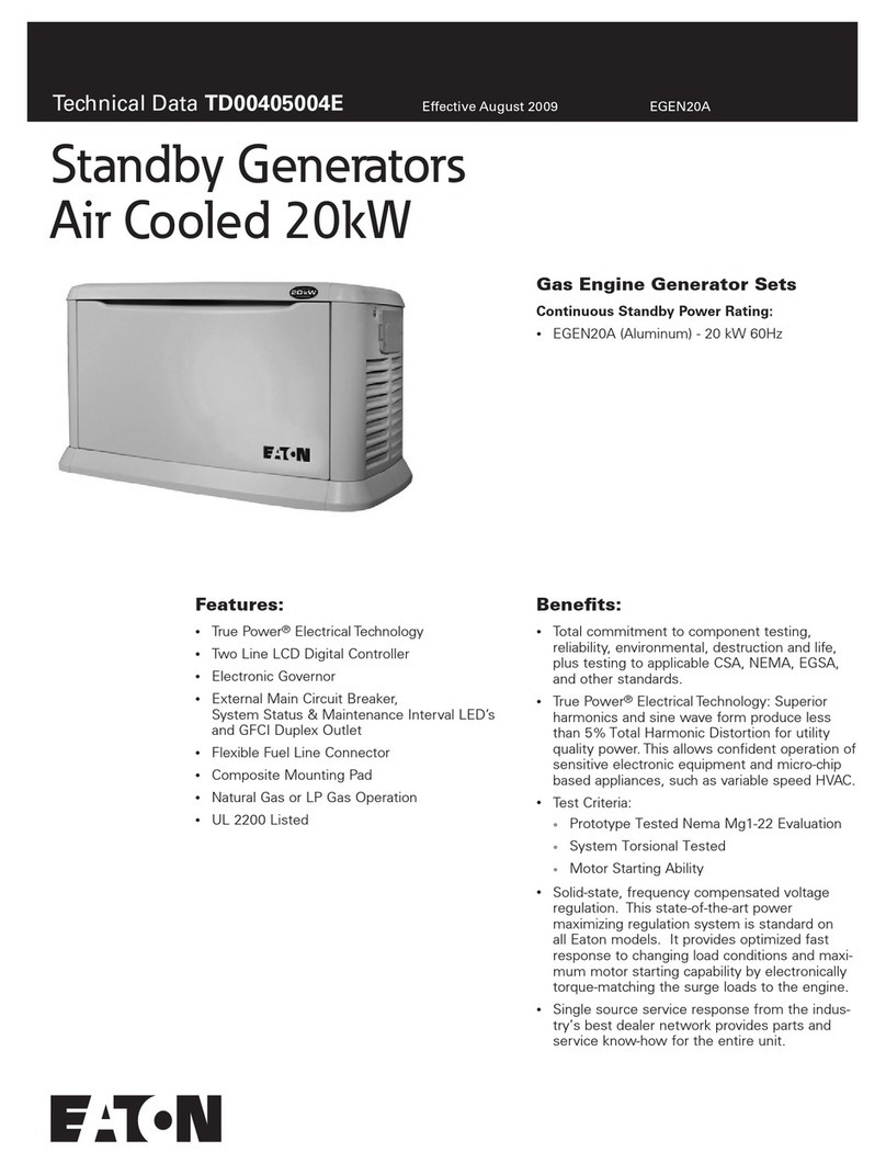 Eaton EGEN20A Instruction manual