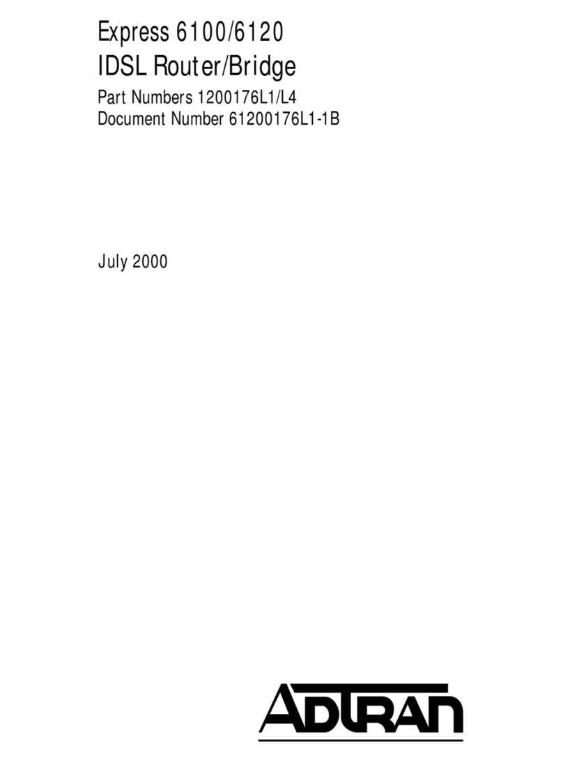 ADTRAN Express 6100 User manual
