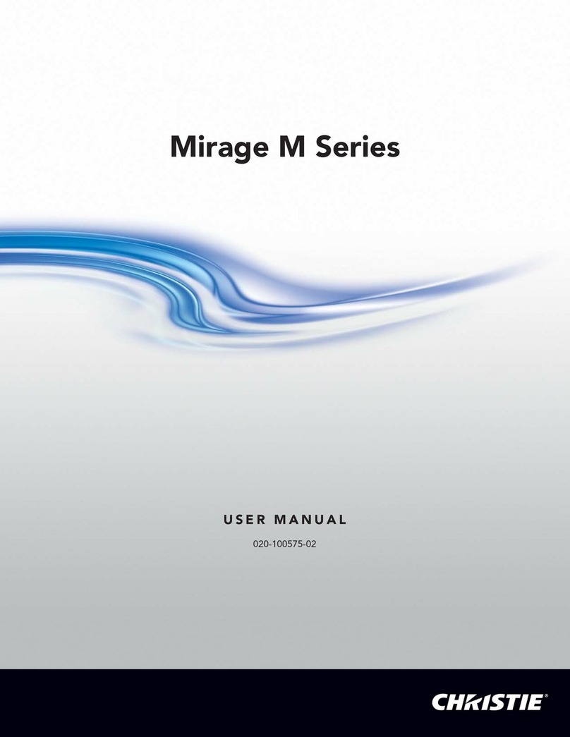 Christie Mirage M Series user manual