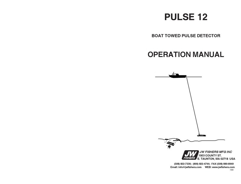 JW Fishers PULSE 12 Operation manual