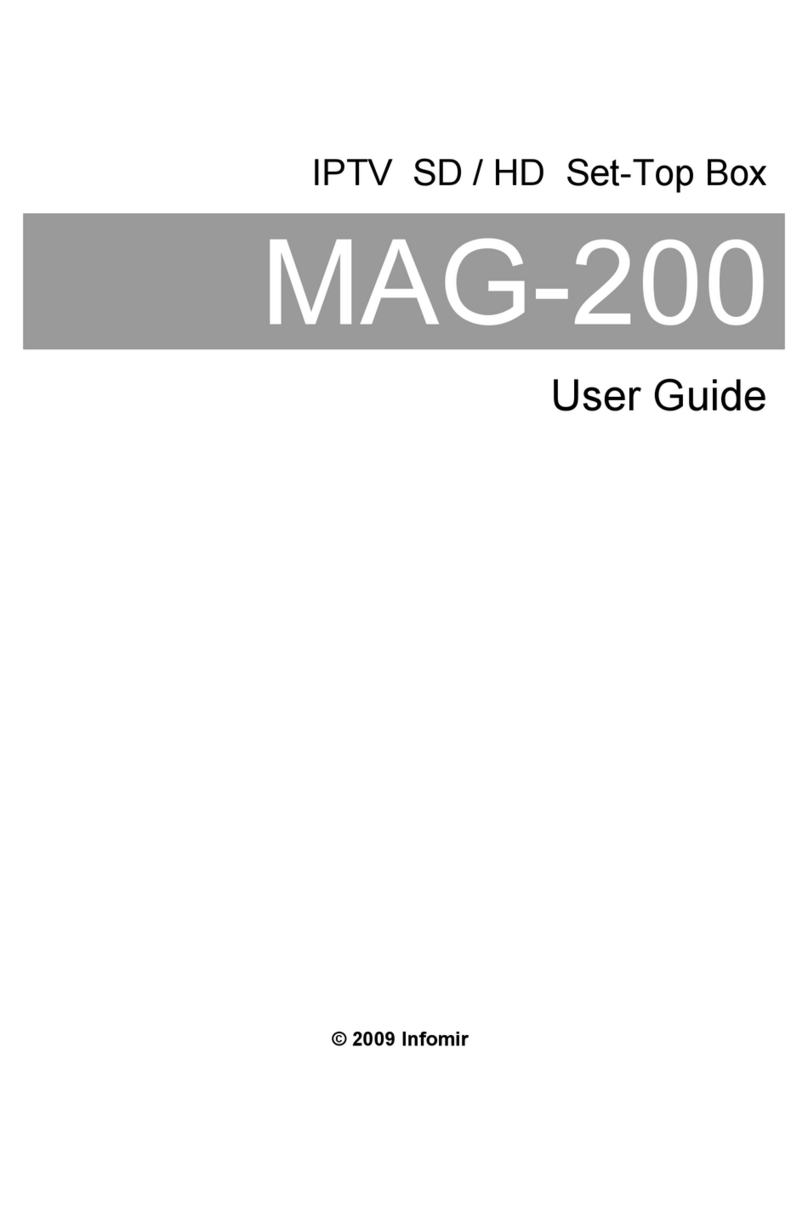 Infomir MAG-00 User manual