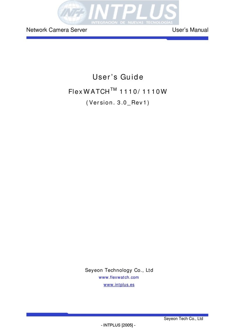 Intplus FlexWATCH 1110 user manual