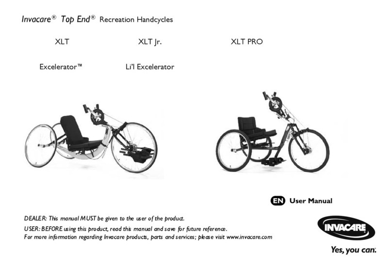 Invacare XLT user manual