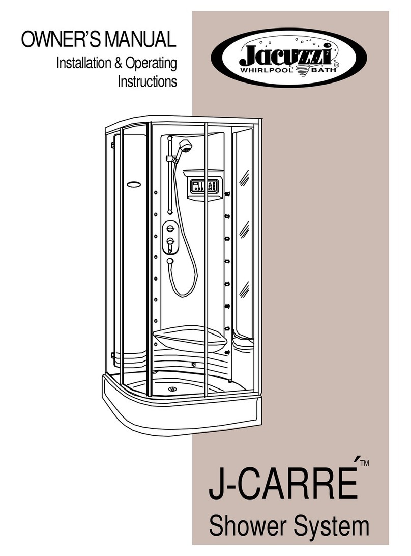 Jacuzzi J-CARRE User manual