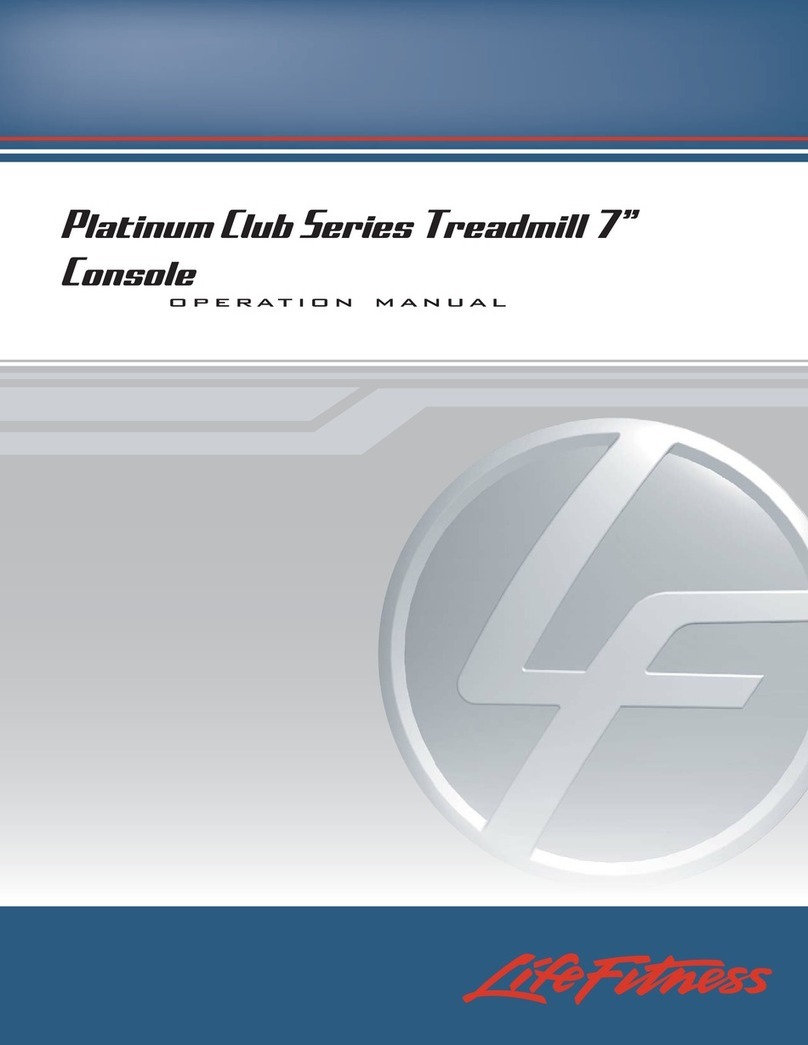 Life Fitness PLATINUM CLUB SERIES Operation manual