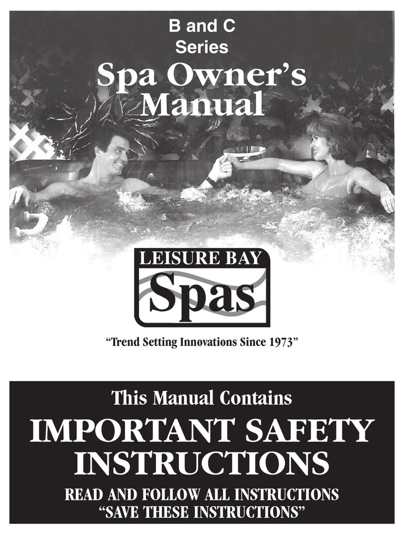 Leisure bay C Series owner's manual Leisure bay C Series owner's manual