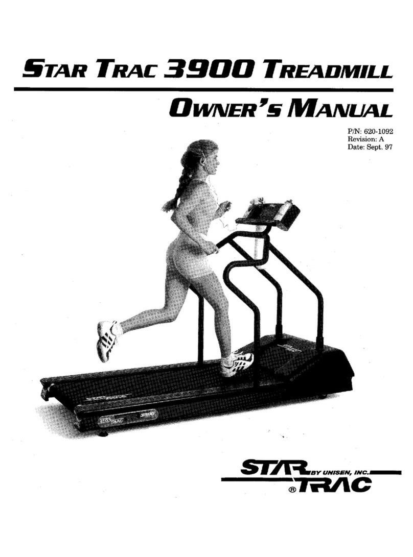 Star Trac 3900 User manual