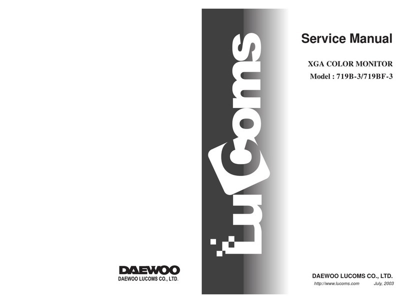Daewoo Lucoms 719B-3 User manual