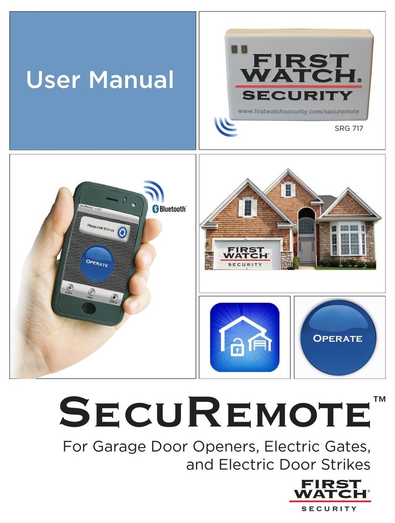 First Watch Security SecuRemote user manual