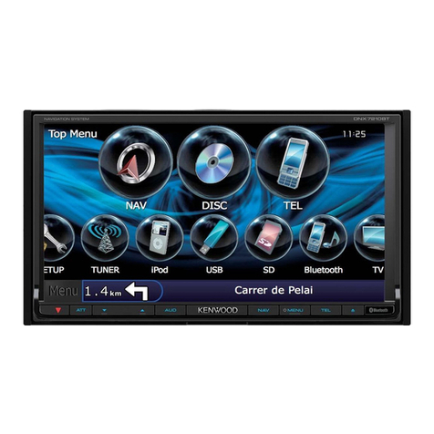 Kenwood DNX7210BT User manual