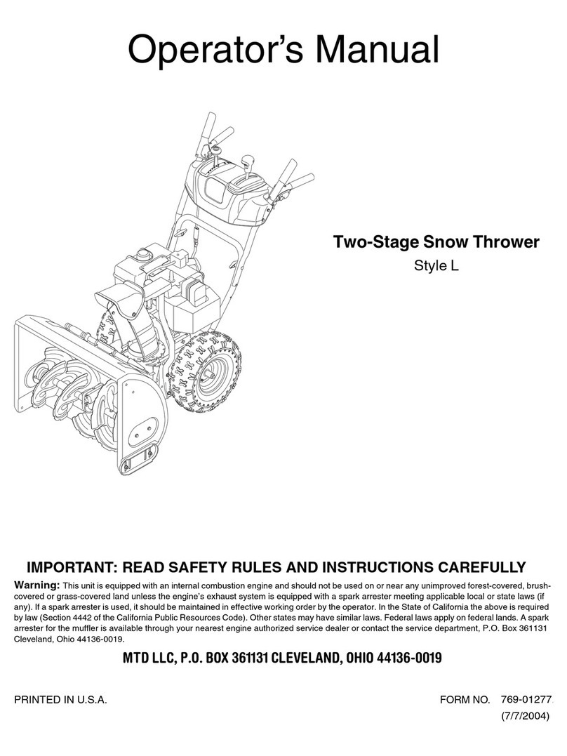 Yard-Man Style L User manual