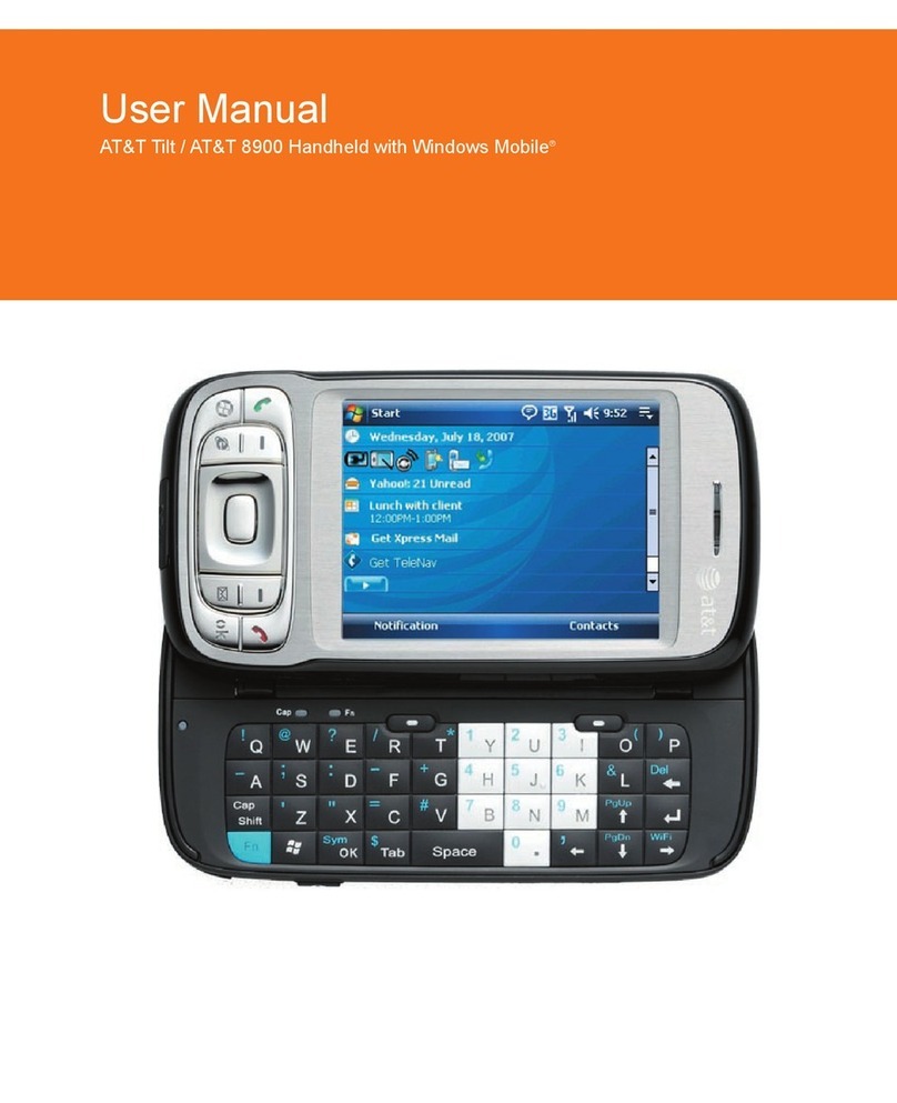 HTC AT&T Tilt User manual