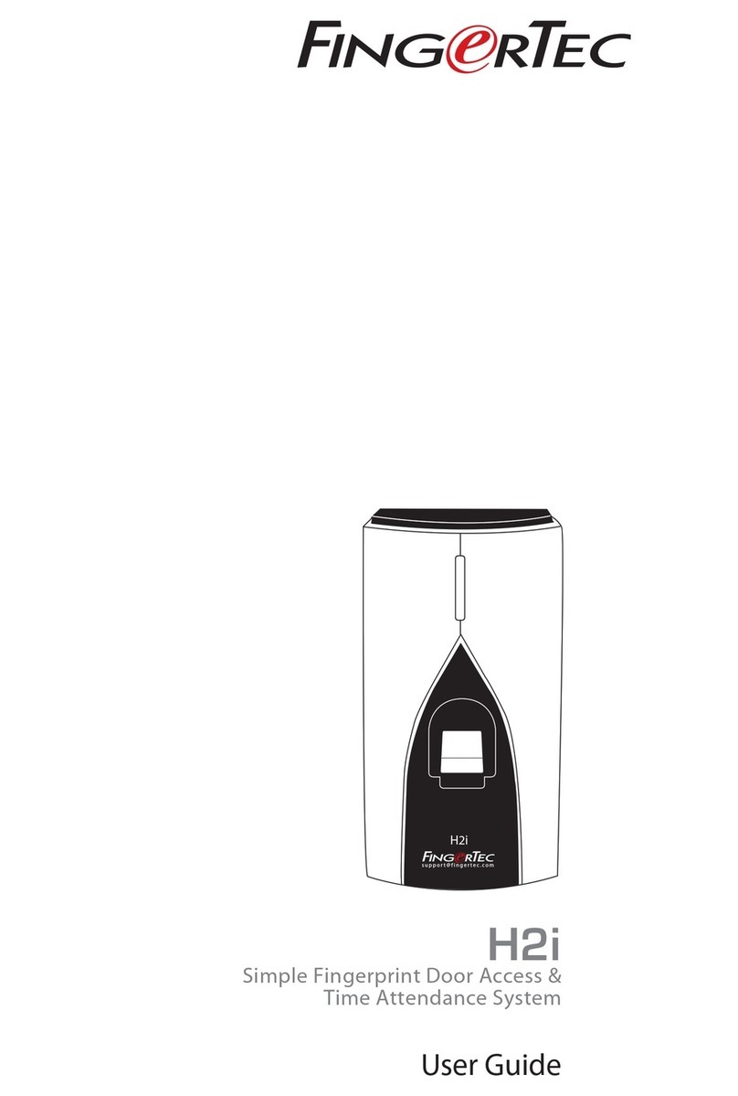 FingerTec H2i User manual