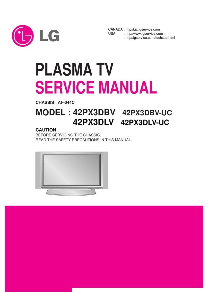 LG 42PX3DBV User manual