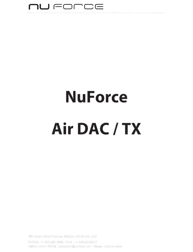 NuForce AirDAC/TX manual&nbsp;