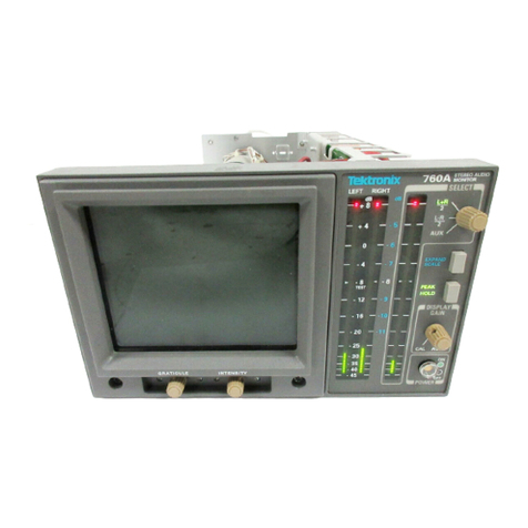 Tektronix 760A User manual