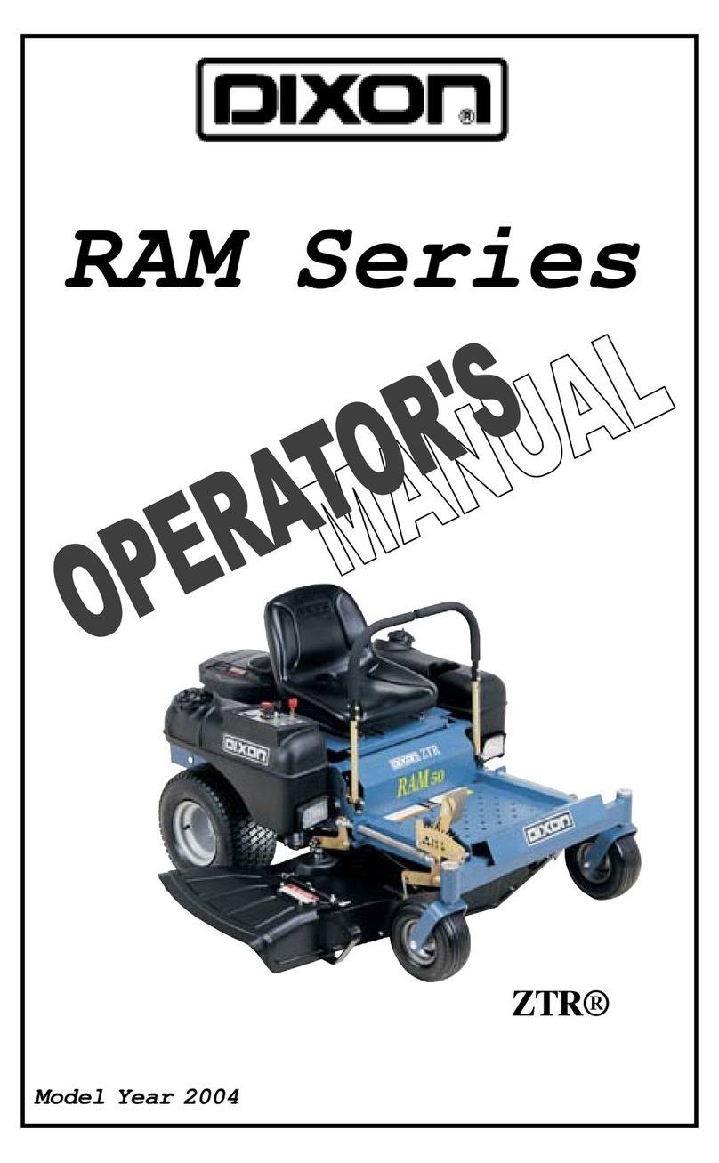 Dixon RAM Series Operator's manual